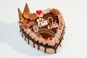 Torta Corazón Chocolate